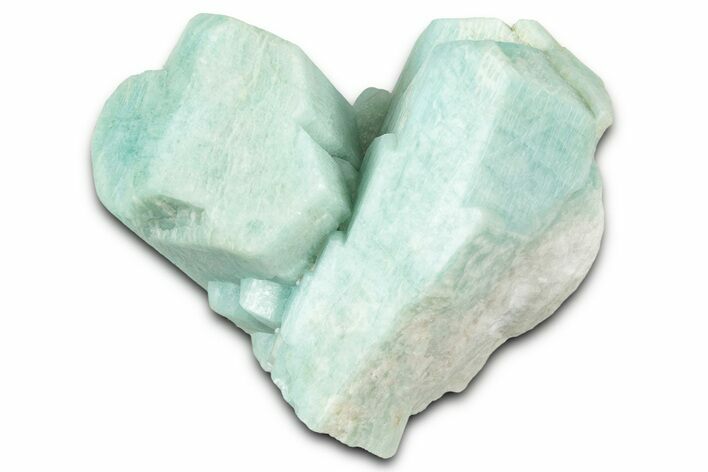 Teal-Blue Amazonite Crystal Cluster - Lake George, Colorado #358599